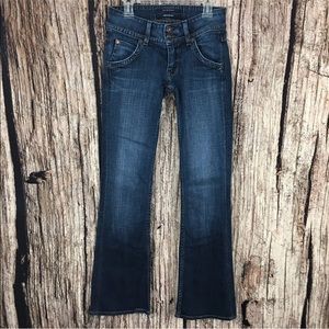 Hudson bootcut flap jeans Sz 24
